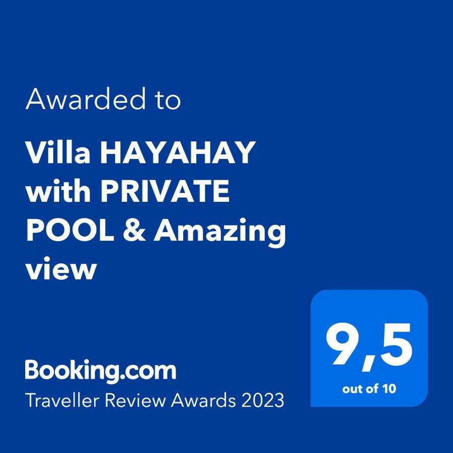 Villa Hayahay With Private Pool & Amazing View 卡尔佩 外观 照片